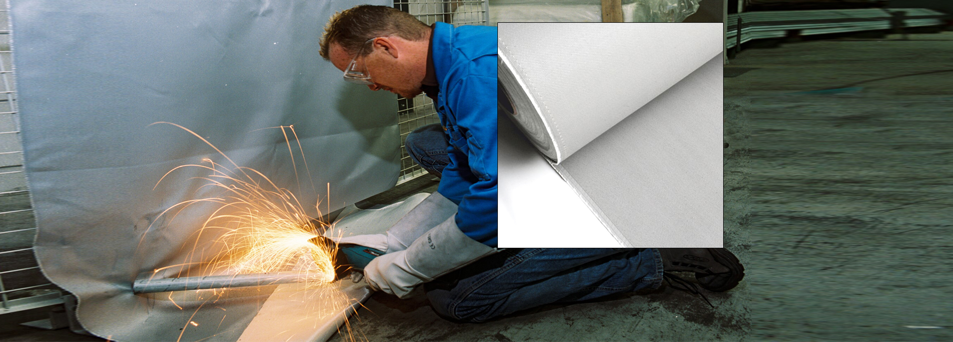 Double side Silicone Coated Fire Blanket